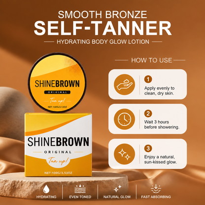 Smooth Bronze Self-Tanner – Hydrating Body Glow Lotion