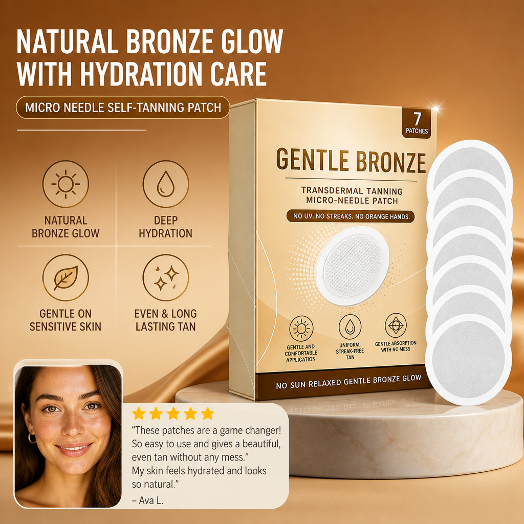 Micro Needle Self-Tanning Patch – Natural Bronze Glow With Hydration Care