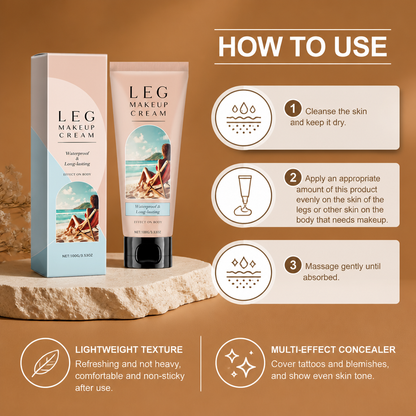 Body Makeup Concealer Cream – Lightweight Coverage For Smooth Looking Skin