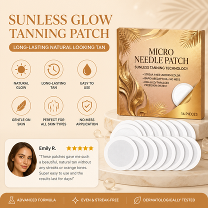 Sunless Glow Tanning Patch – Long-Lasting Natural Looking Tan