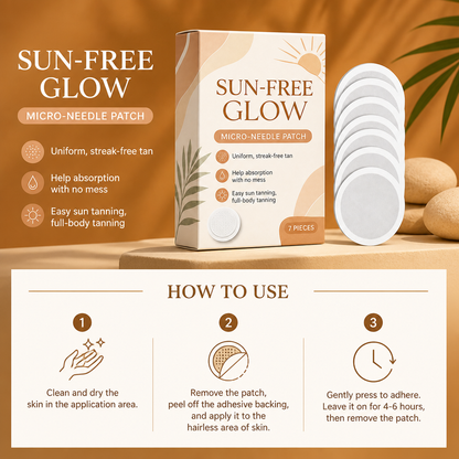 Self-Tanning Micro Needle Patch – Natural Bronze Glow With Hydration