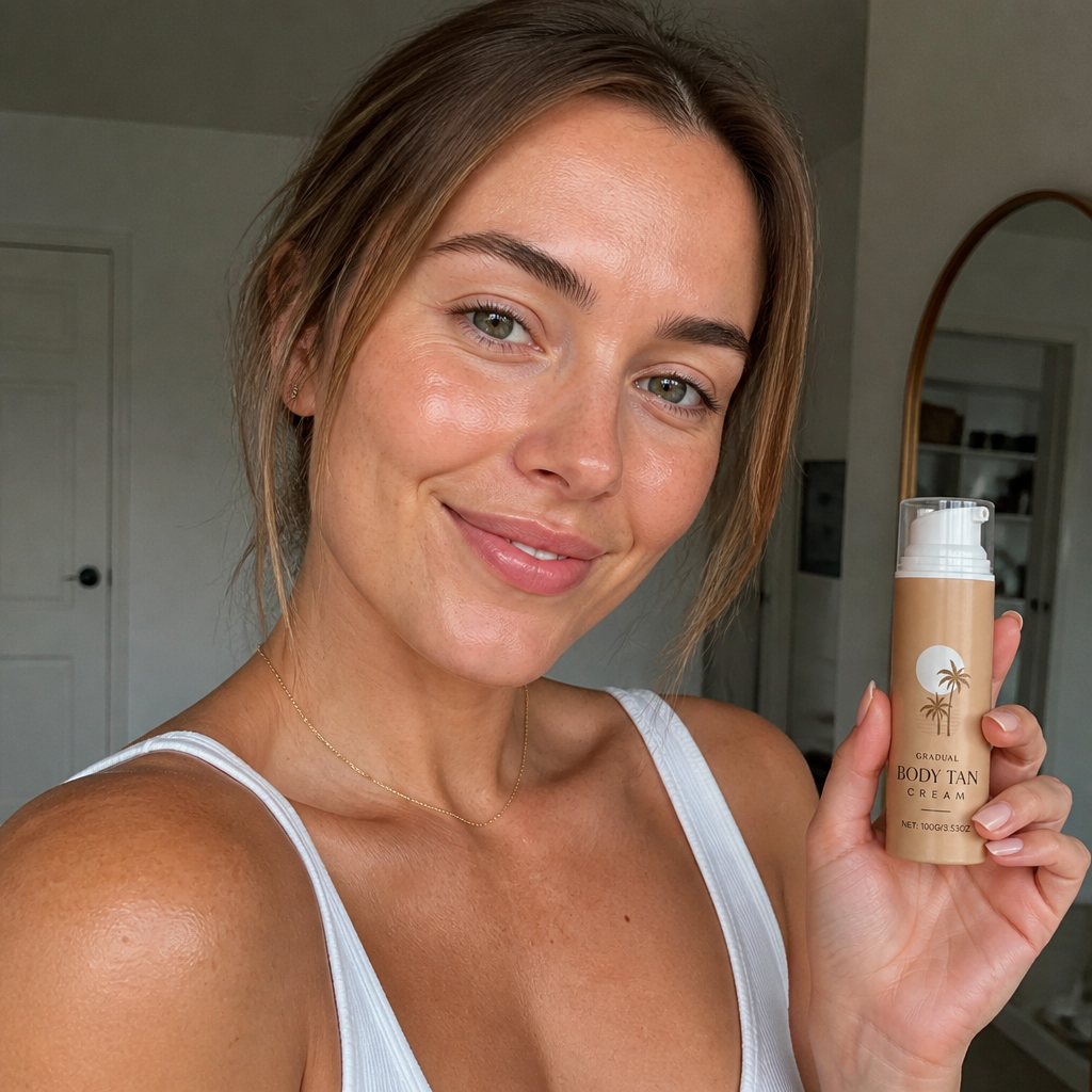Self-Tanning Body Cream – Hydrating Formula For A Natural Bronze Glow