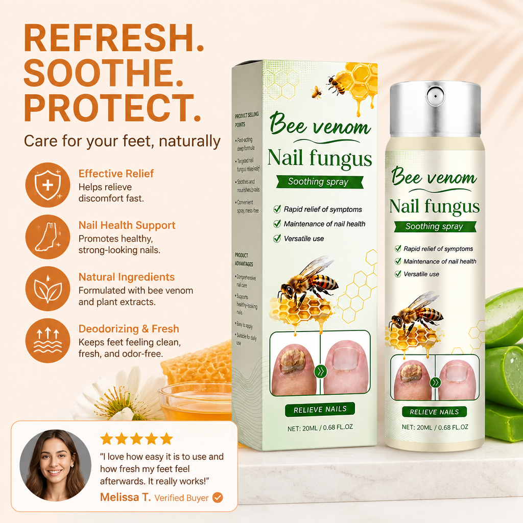 Foot Care Spray – Refreshing Formula for Comfortable Feet & Nail Care