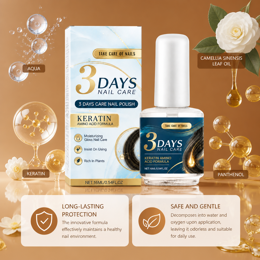 3 Days Nail Care Treatment – Nourishing Formula For Healthy-Looking Nails