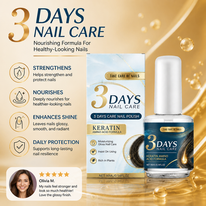 3 Days Nail Care Treatment – Nourishing Formula For Healthy-Looking Nails