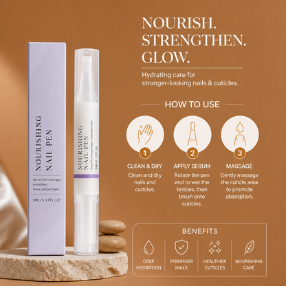 Nourishing Nail Serum Pen – Hydrating Care for Stronger-Looking Nails & Cuticles