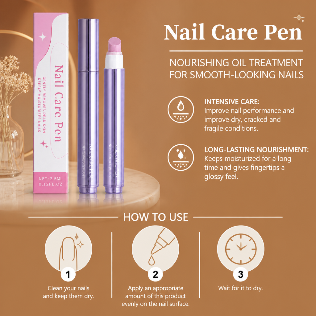 Nail Care Pen – Nourishing Oil Treatment For Smooth-Looking Nails