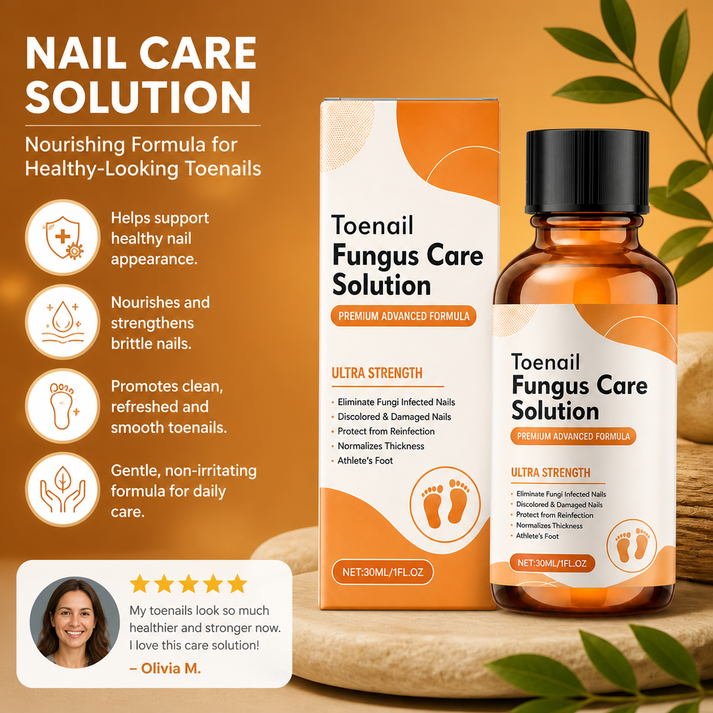 Nail Care Solution – Nourishing Formula for Healthy-Looking Toenails