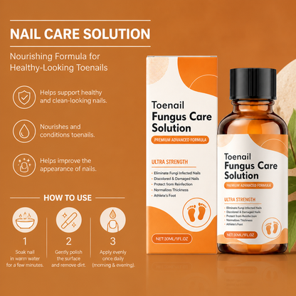 Nail Care Solution – Nourishing Formula for Healthy-Looking Toenails