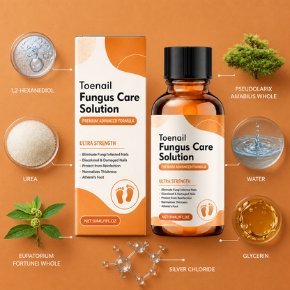 Nail Care Solution – Nourishing Formula for Healthy-Looking Toenails