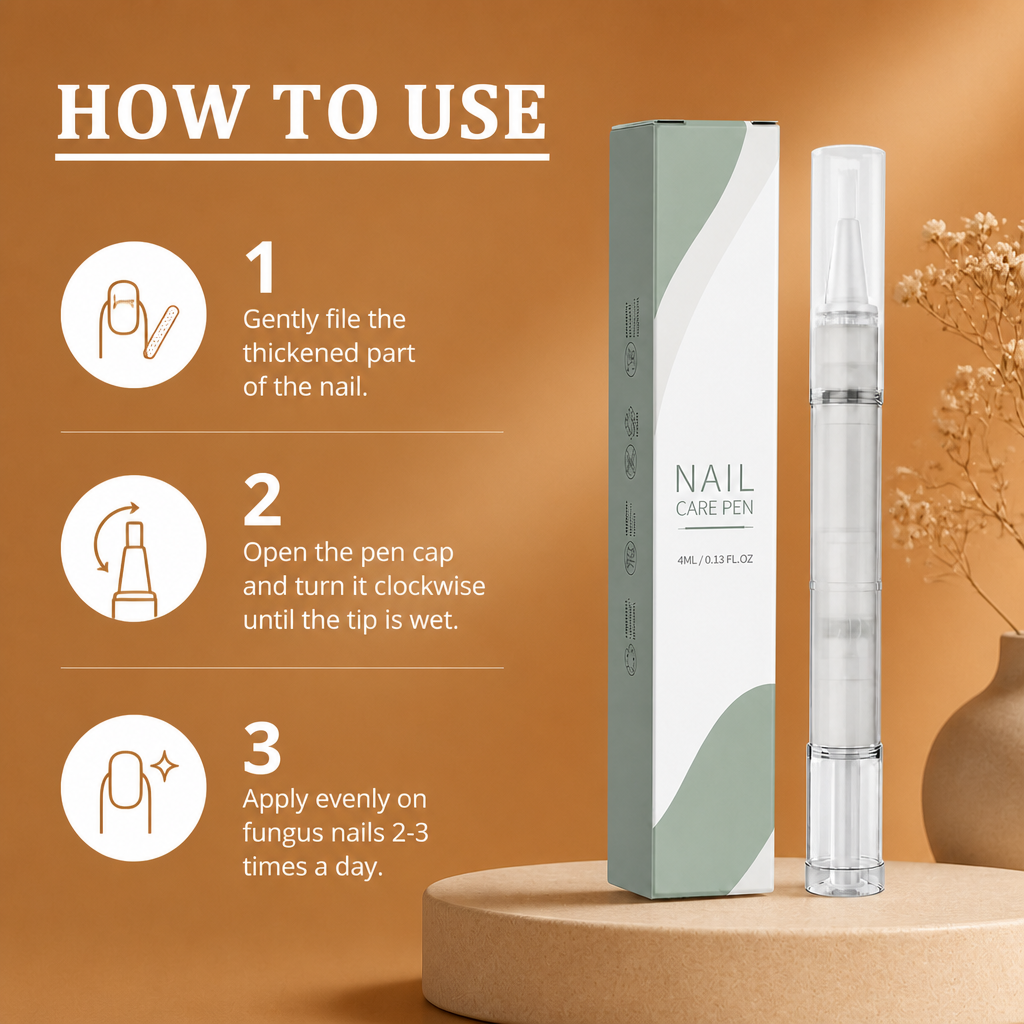 Nail Care Repair Pen – Nourishing Formula For Smoother-Looking Nails