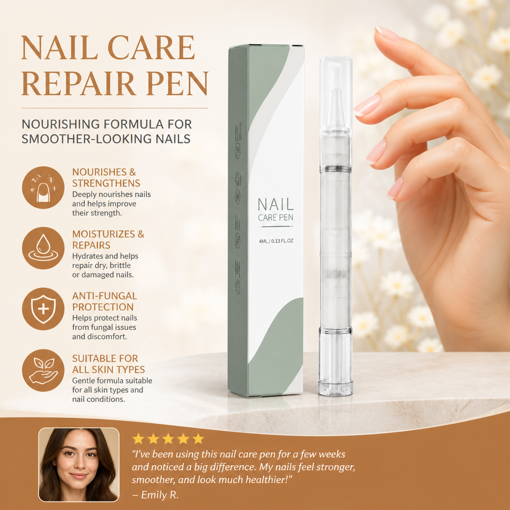 Nail Care Repair Pen – Nourishing Formula For Smoother-Looking Nails