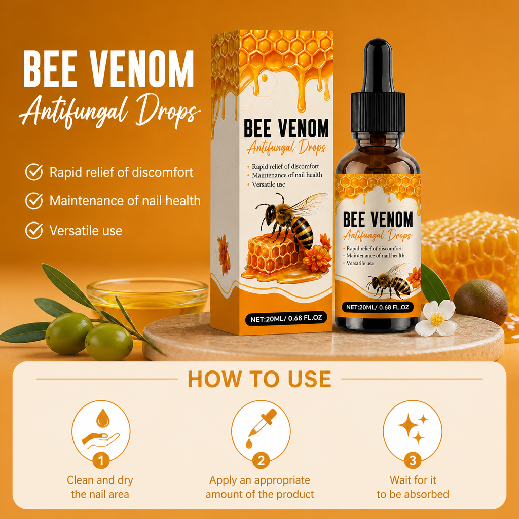Bee Venom Nail Care Drops – Nourishing Formula For Healthy-Looking Nails