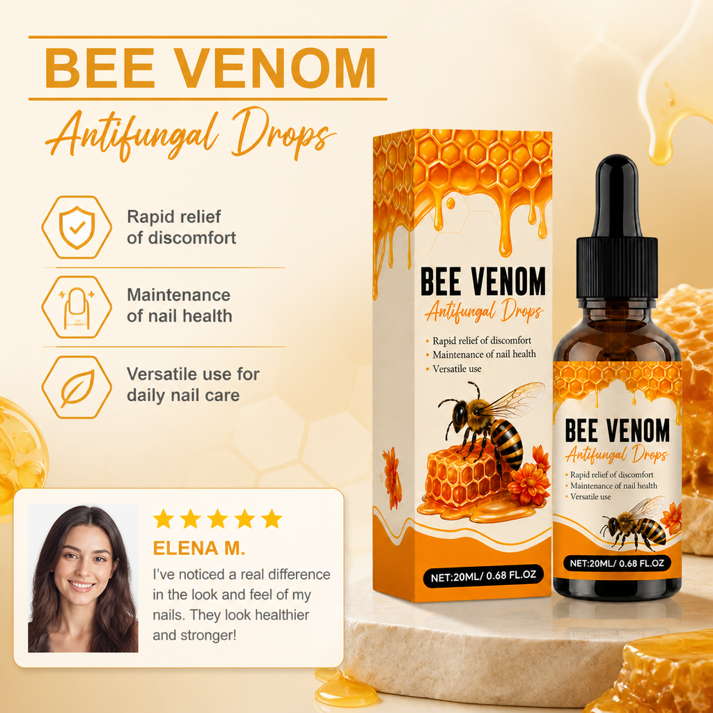 Bee Venom Nail Care Drops – Nourishing Formula For Healthy-Looking Nails