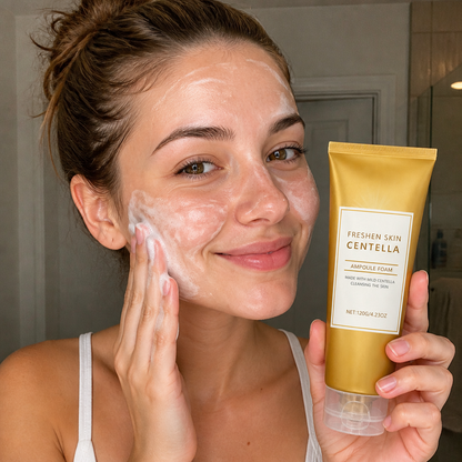 Centella & Hyaluronic Facial Cleanser – Gentle Deep Cleansing Foam