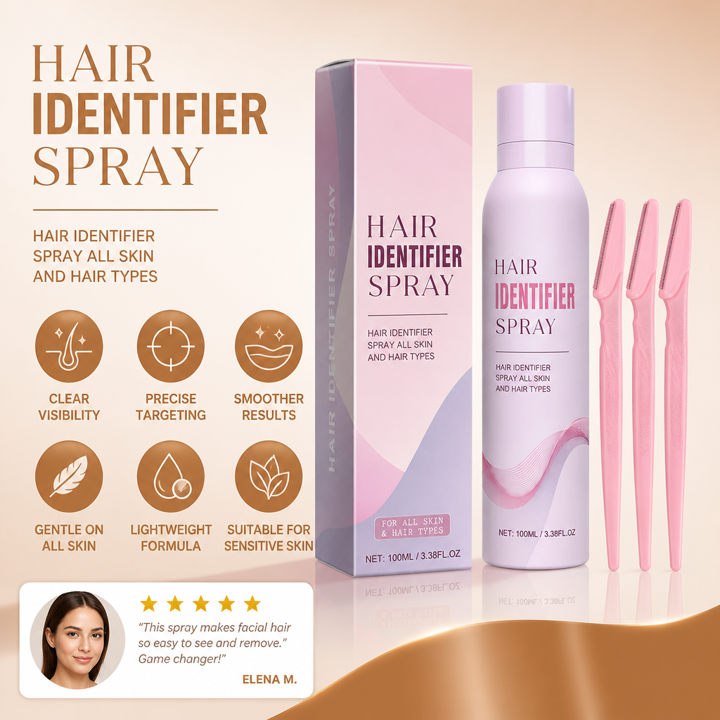Hair Visibility Spray – Clearer Precision for Smooth Facial Hair Removal