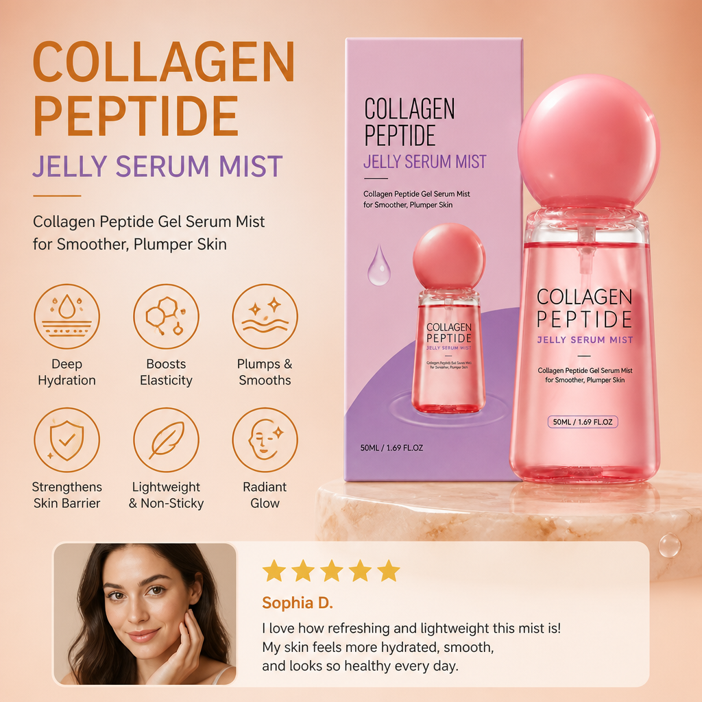 Collagen Peptide Mist – Lightweight Hydration for Smooth, Radiant Skin