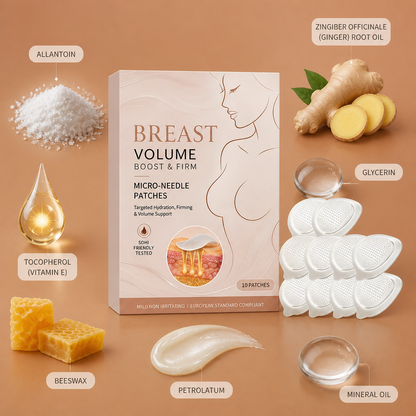 Firming Breast Care Patch with Ginger & Vitamin E for Smoother Skin