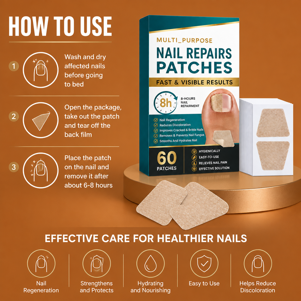 Nail Repair Patches – Nourishing Care For Stronger-Looking Nails
