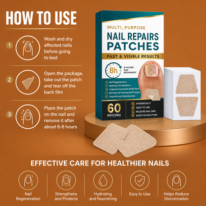 Nail Repair Patches – Nourishing Care For Stronger-Looking Nails