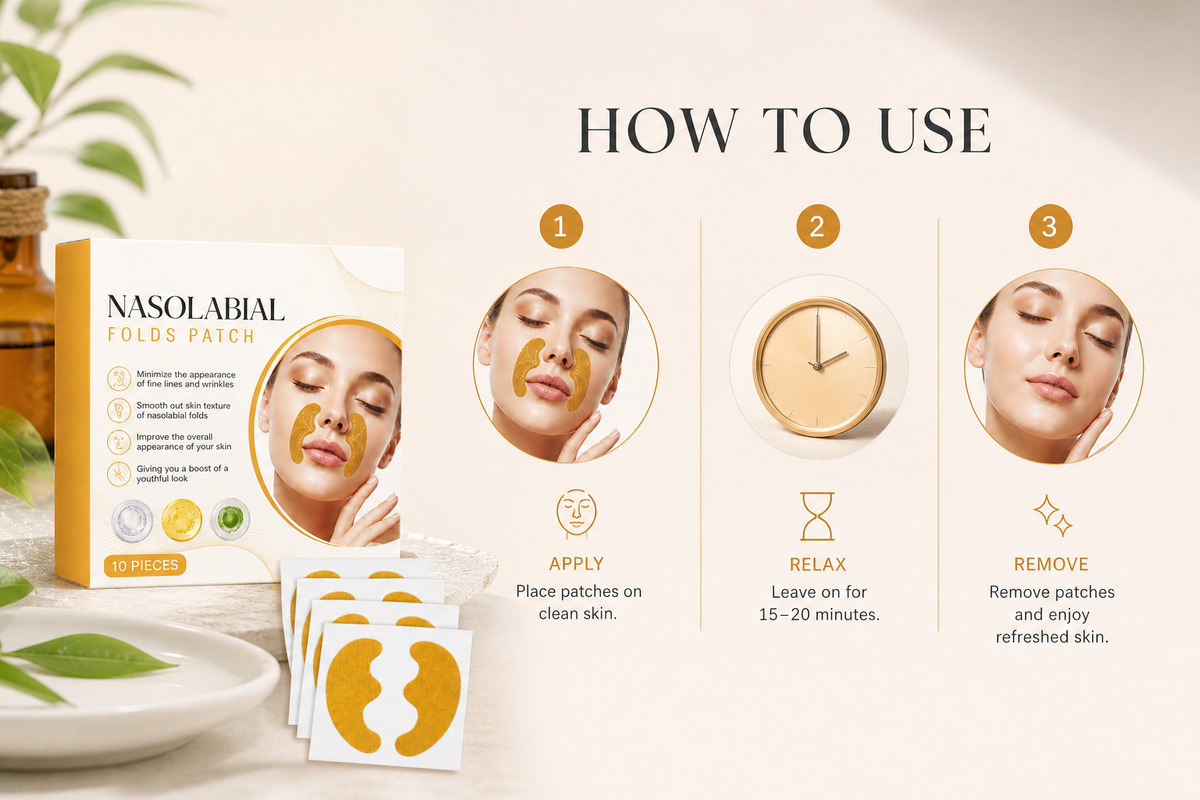 Collagen Nasolabial Patches – Hydrating Care for a Smoother-Looking Smile Line