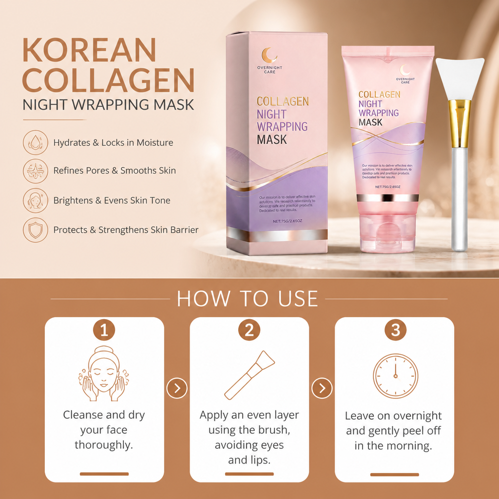 Korean Collagen Night Wrapping Mask