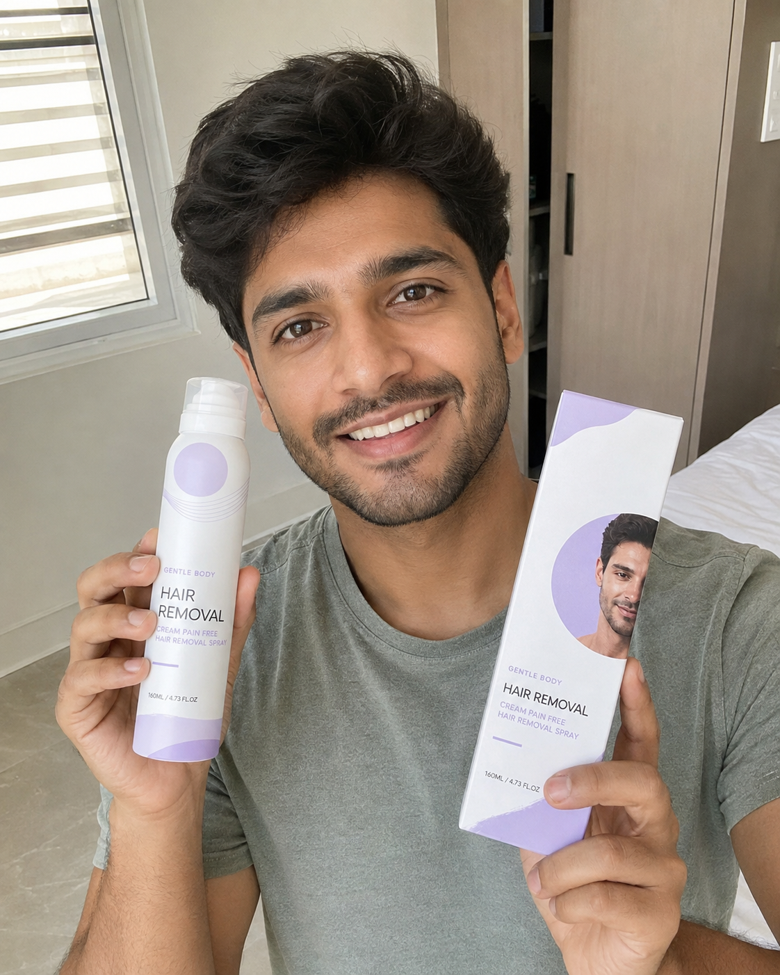 Australian Beauty customer using the featured product