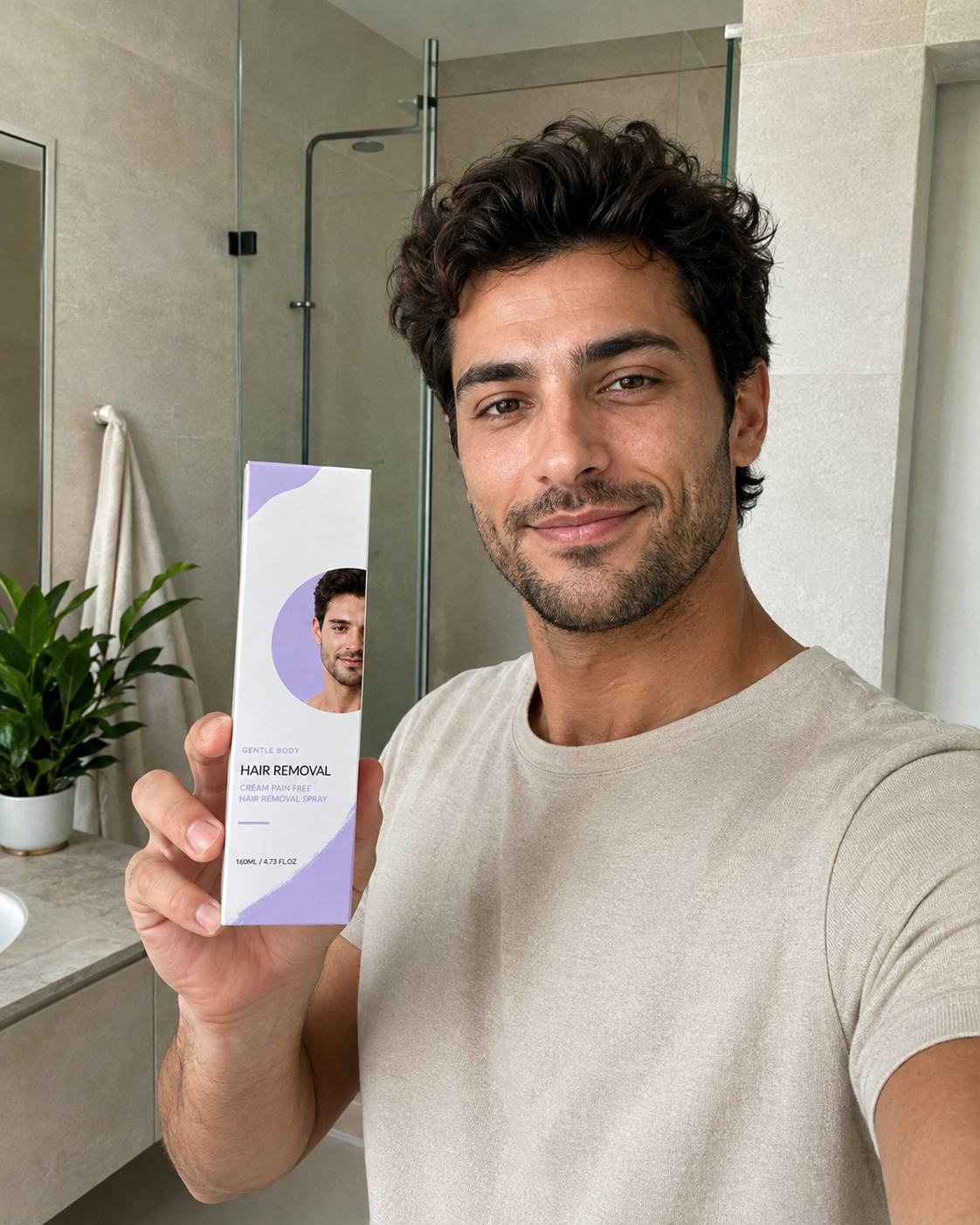 Australian Beauty customer using the featured product