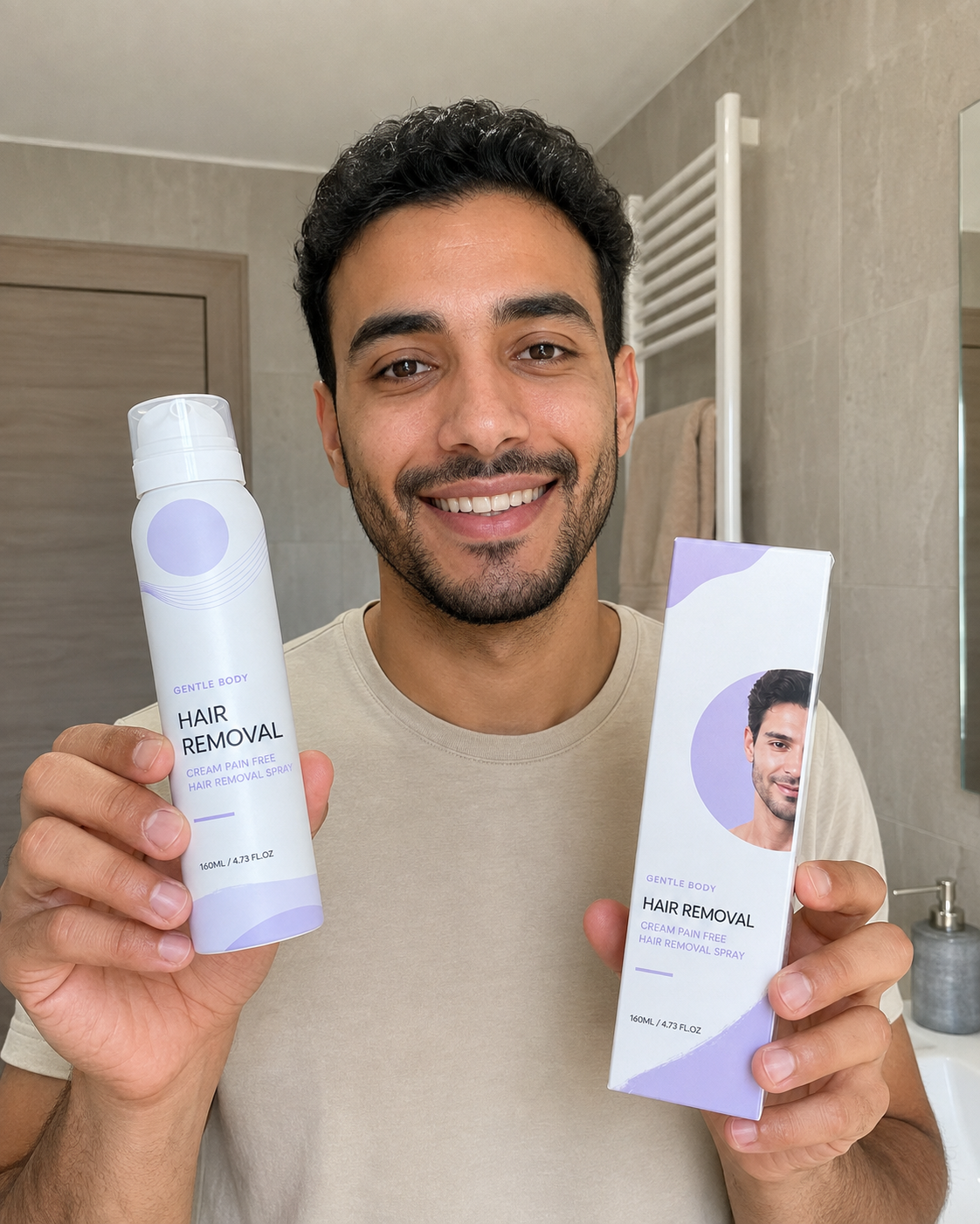 Australian Beauty customer using the featured product