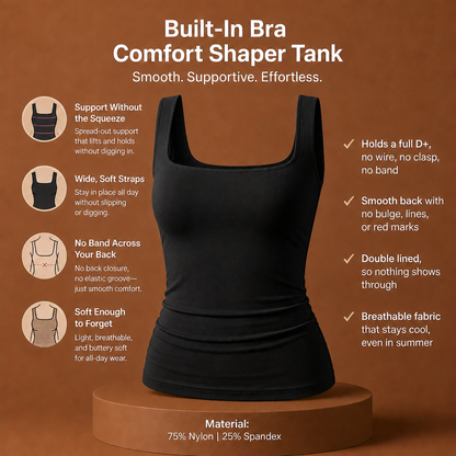 Built-In Bra Comfort Shaper Tank