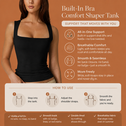 Built-In Bra Comfort Shaper Tank