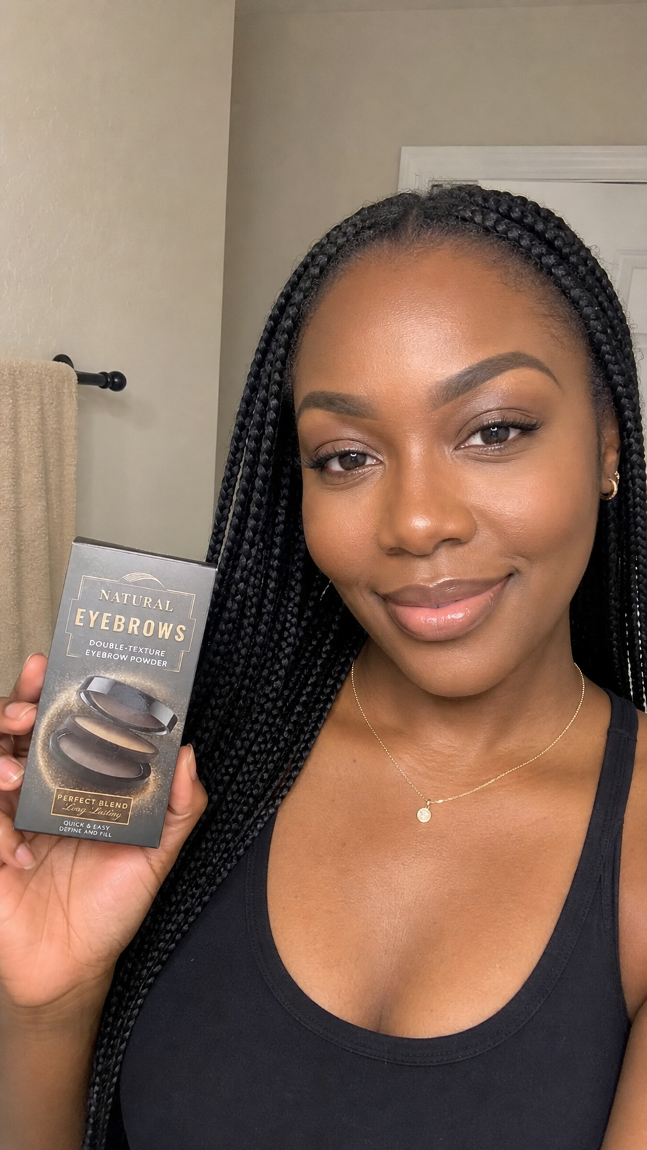 Australian Beauty community member using the Natural Brows Stamp Kit