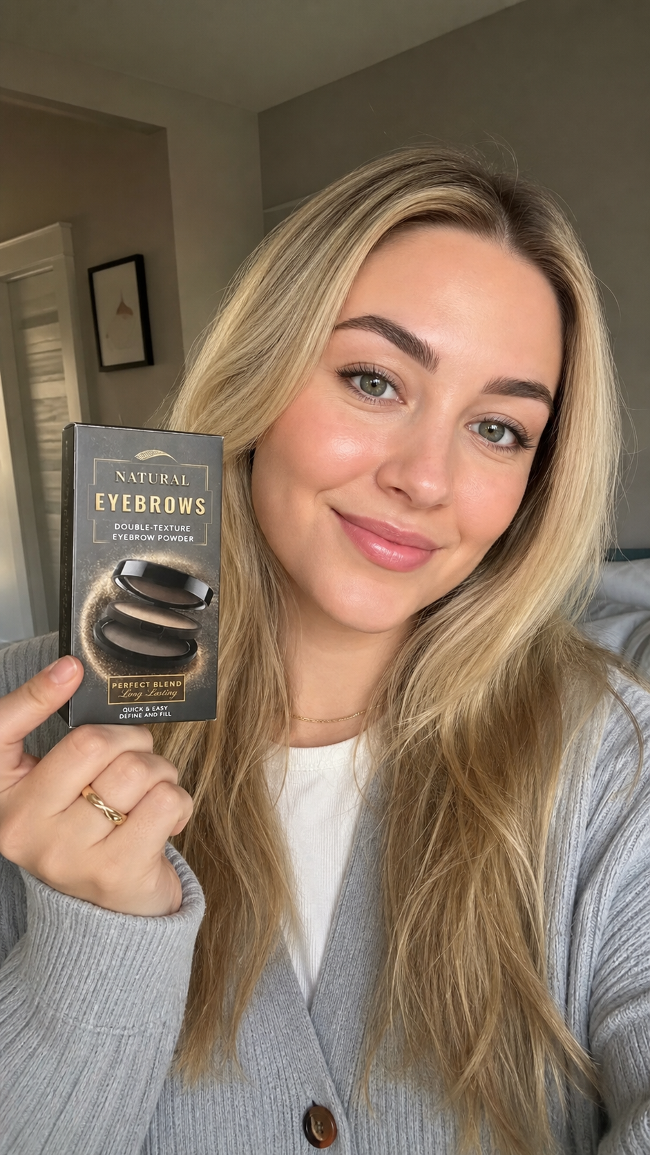 Australian Beauty community member using the Natural Brows Stamp Kit