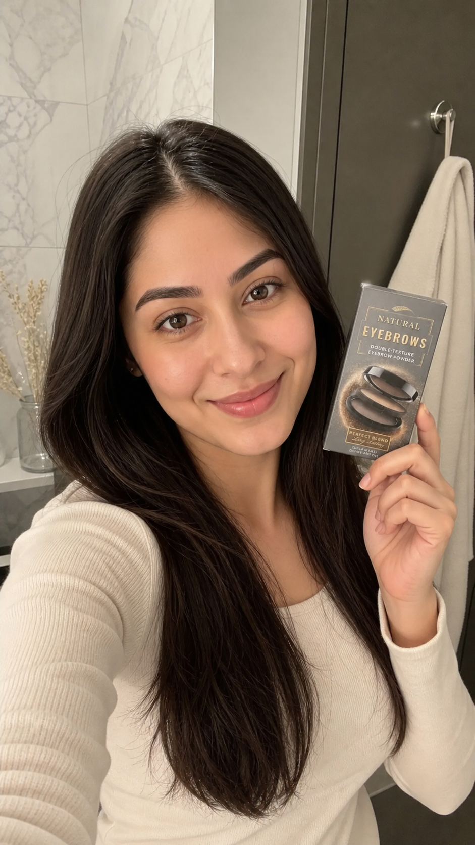 Australian Beauty community member using the Natural Brows Stamp Kit