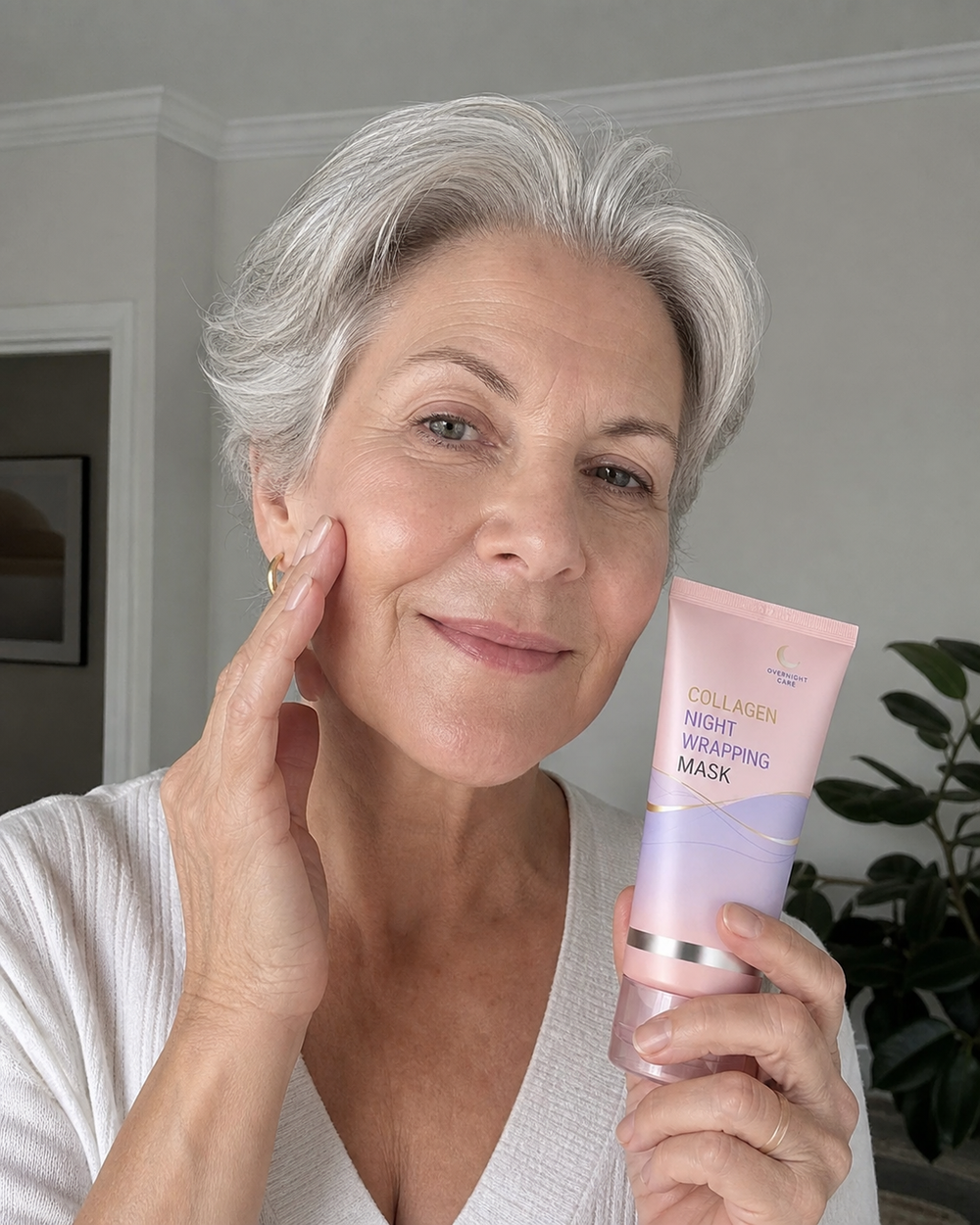 Close-up beauty routine detail or skincare texture