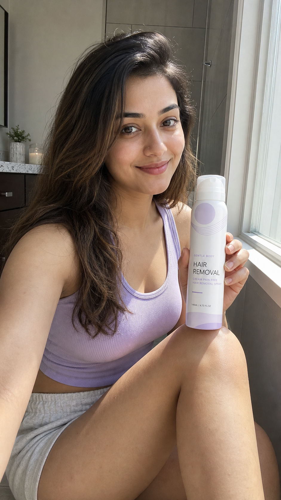 Australian Beauty customer using the featured product