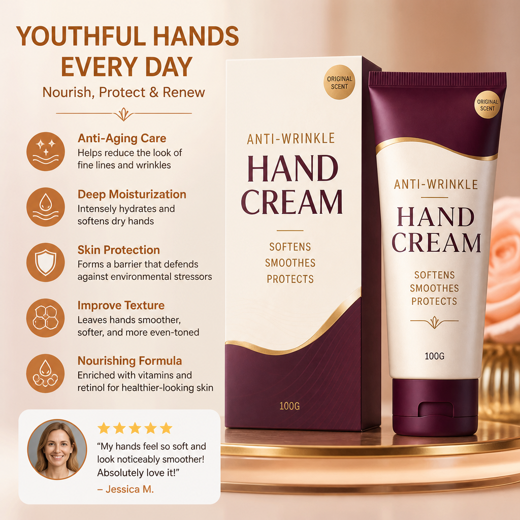 Retinol Anti-Aging Hand Cream with Vitamins