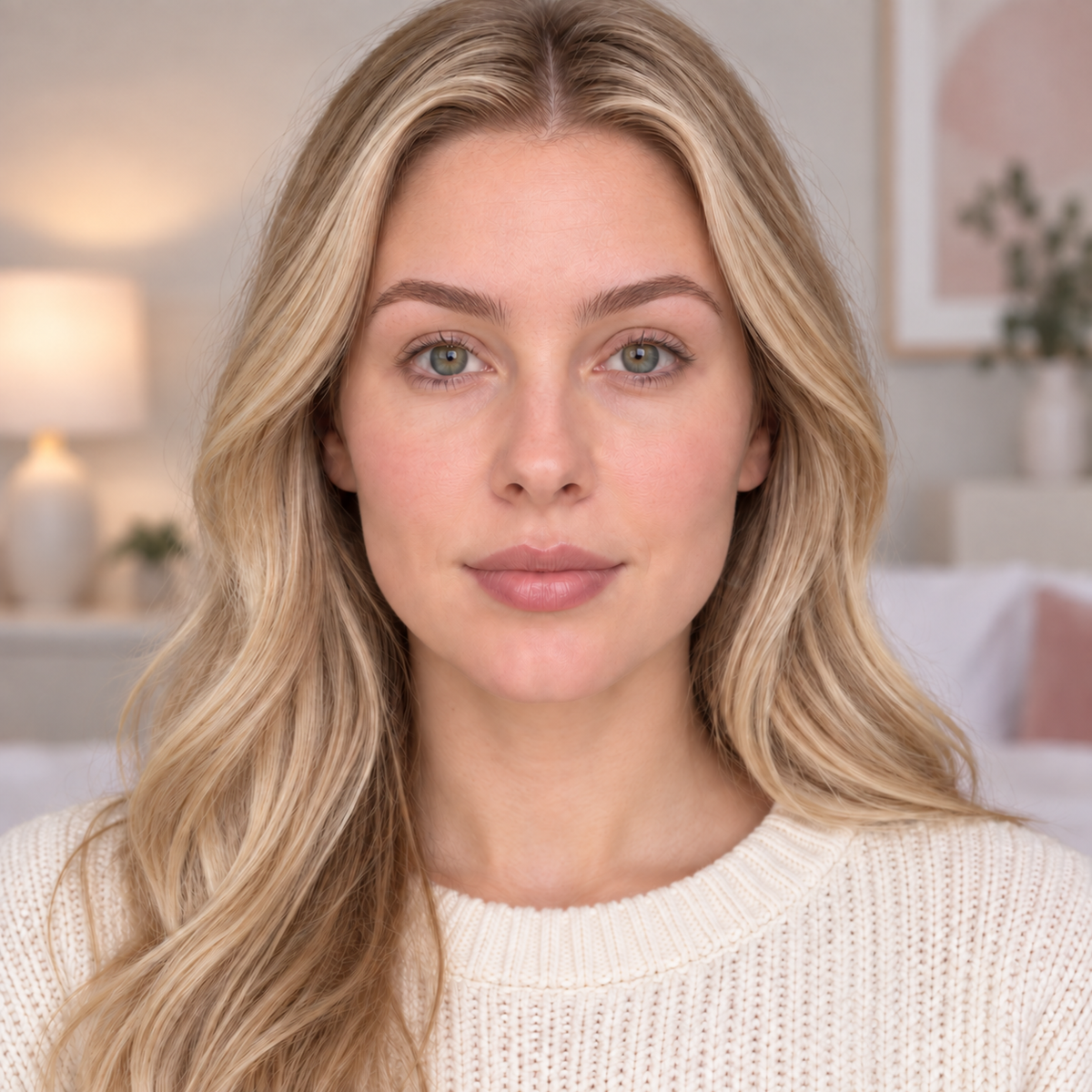 Eyebrows after trimming with the 2-in-1 Rechargeable Eyebrow Trimmer