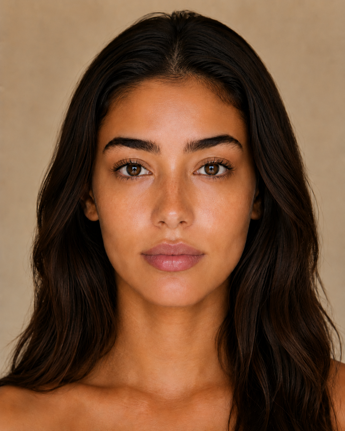 Lifted, lengthened lashes after applying Australian Beauty Waterproof Curl & Length Mascara