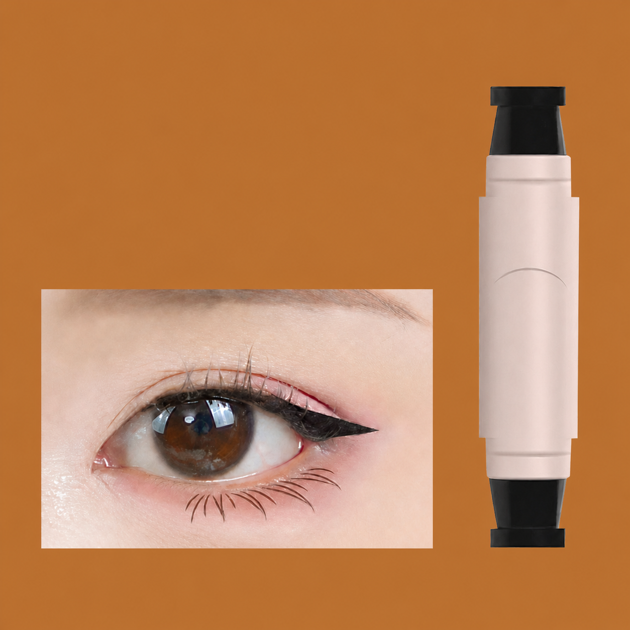 Waterproof Double-Ended Winged Eyeliner Stamp for Perfect Symmetry
