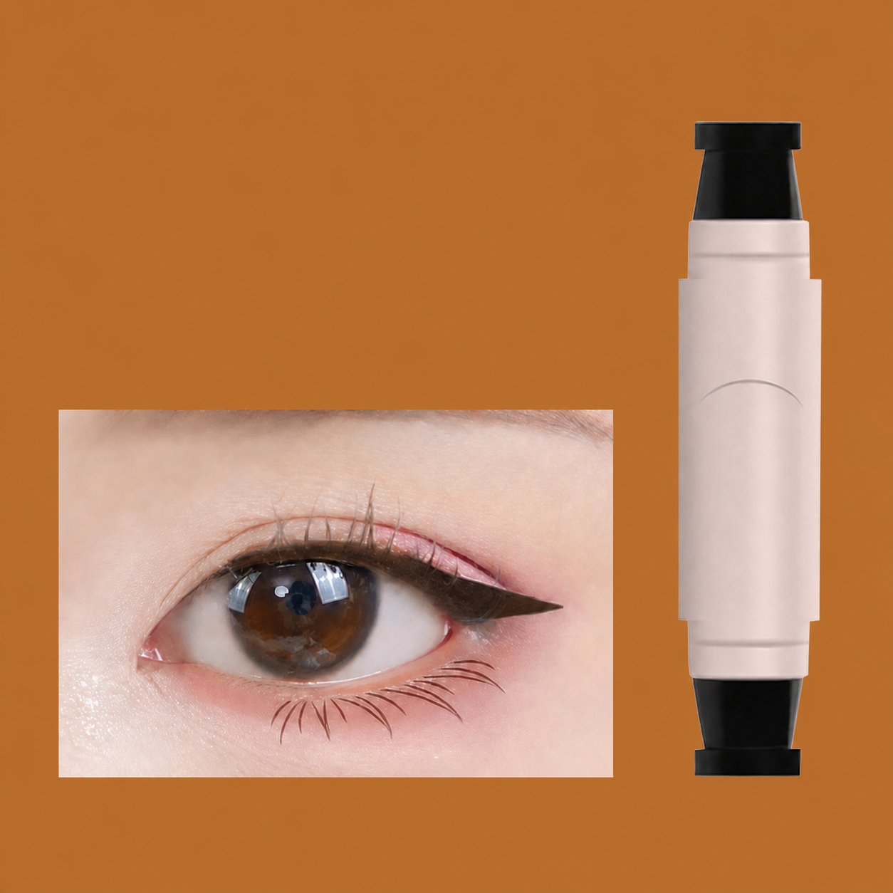 Waterproof Double-Ended Winged Eyeliner Stamp for Perfect Symmetry