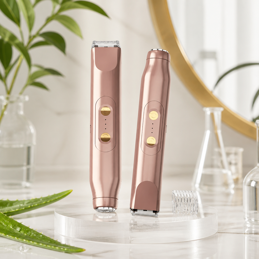 2-in-1 Waterproof Electric Face & Body Trimmer & Shaver for Women