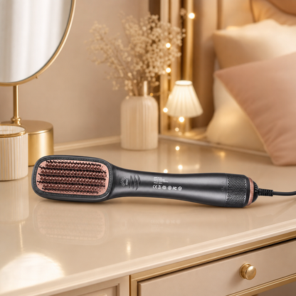 One-Step Hair Dryer & Styling Brush for Salon-Quality Smooth & Straight Hair