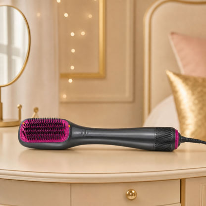 One-Step Hair Dryer & Styling Brush for Salon-Quality Smooth & Straight Hair