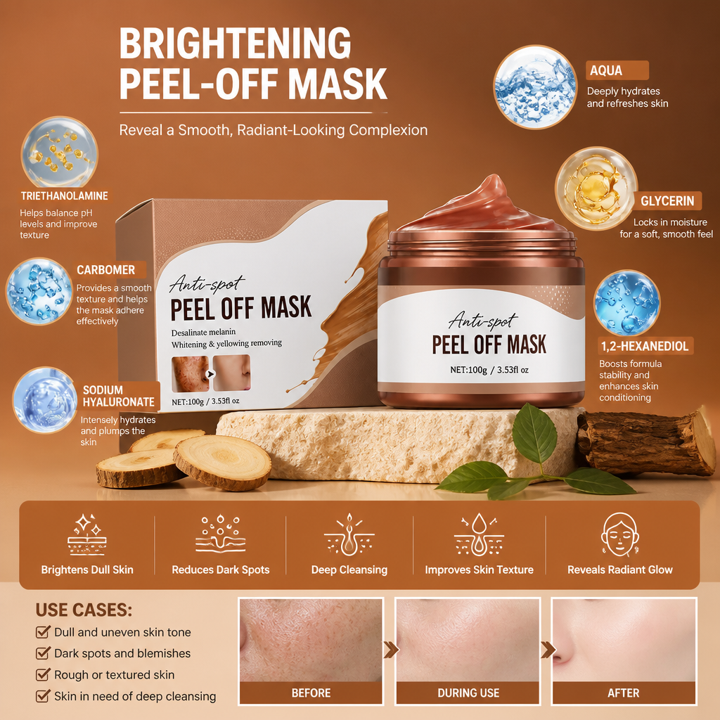 Brightening Peel-Off Mask – Reveal a Smooth, Radiant-Looking Complexion