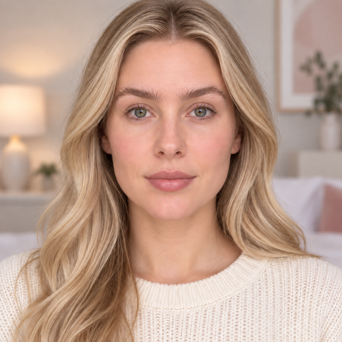 Eyebrows before trimming with the 2-in-1 Rechargeable Eyebrow Trimmer