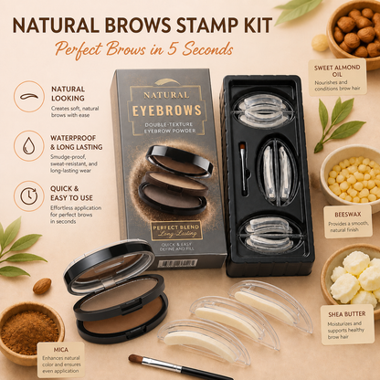 Natural Brows Stamp Kit - Perfect Brows in 5 Seconds