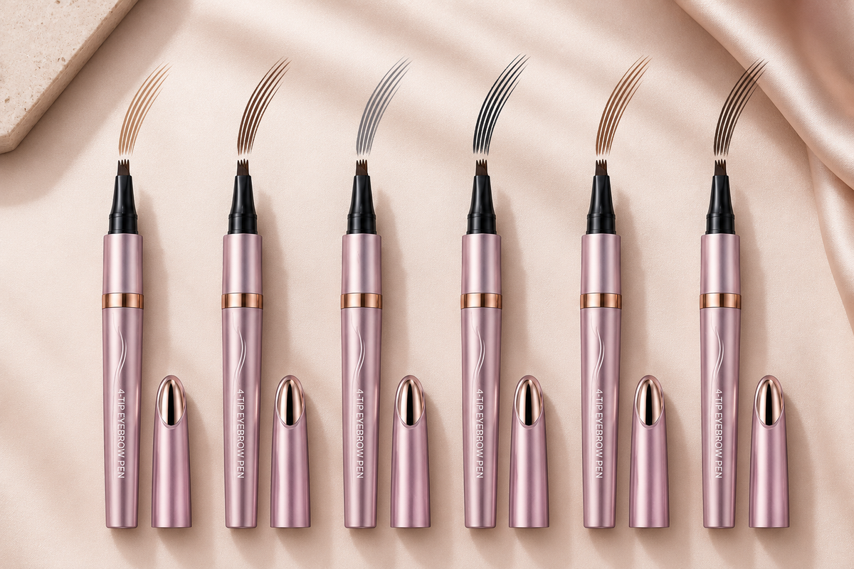 3D Natural-Looking Brow Pen shades available