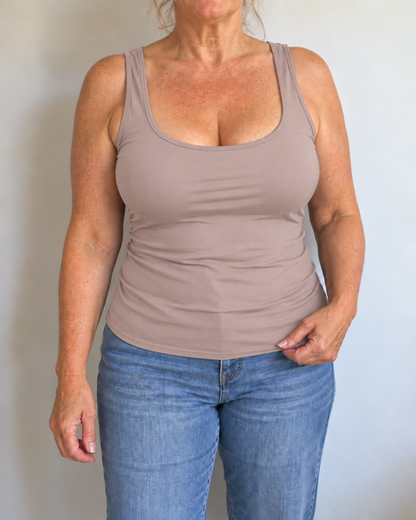 Built-In Bra Comfort Shaper Tank