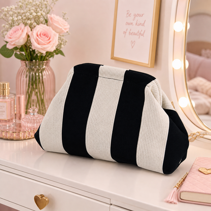 Stylish Knitted Makeup Bag